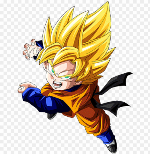 report abuse - goten super saiyan Clear Background Isolated PNG Icon