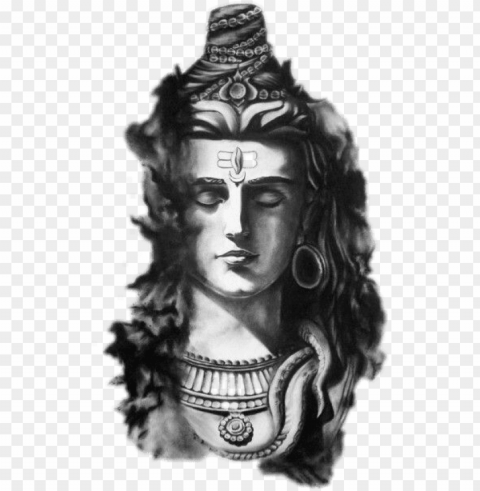 report abuse - lord shiva sketch hd HighQuality Transparent PNG Isolated Graphic Element