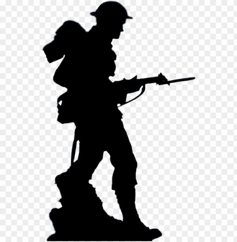 report abuse - ww1 british soldier silhouette PNG images with no background free download