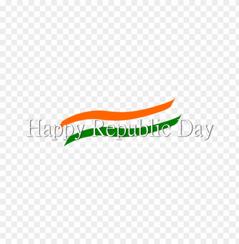 republic day text Clean Background Isolated PNG Graphic