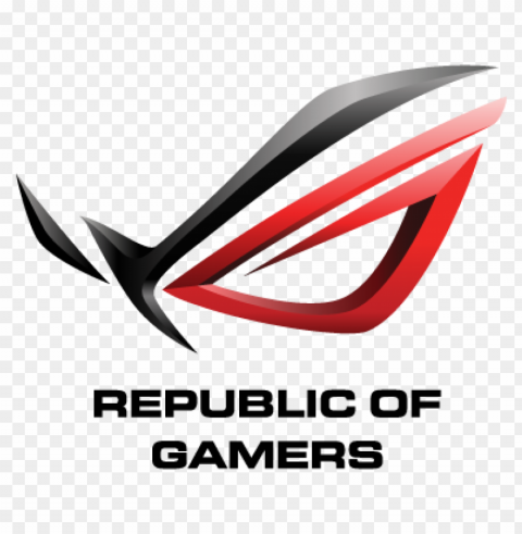 republic of gamers logo vector free download HighResolution PNG Isolated Illustration