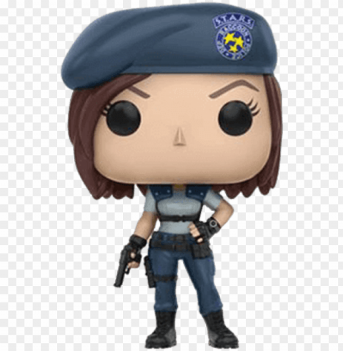 resident evil jill valentine pop figure - resident evil funko pop jill High-definition transparent PNG PNG transparent with Clear Background ID a46093ae