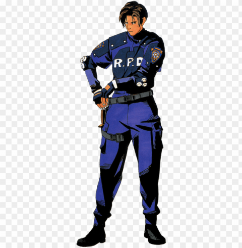 Resident Evil - Leon Kennedy Re 2 Isolated Design Element In PNG Format