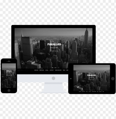 Resonsive Design - New York City PNG Files With Transparent Backdrop Complete Bundle