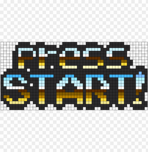 ress start perler bead pattern bead sprite - press start sprite PNG images with clear background
