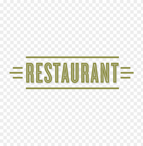 restaurant Isolated Graphic with Clear Background PNG