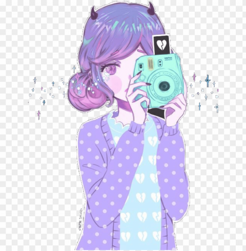 resultado de imagem para kawaii pastel - pastel hair anime girl PNG images with no background essential