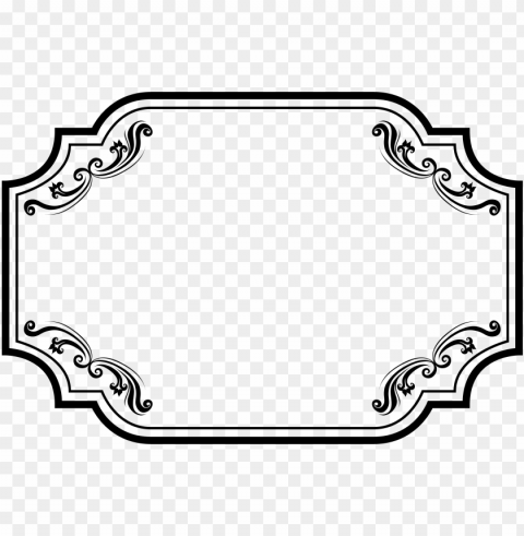 results for simple vintage frame vector download - black frame vector PNG with no background for free