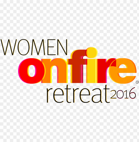 retreat logo - women on fire High-resolution PNG images with transparent background