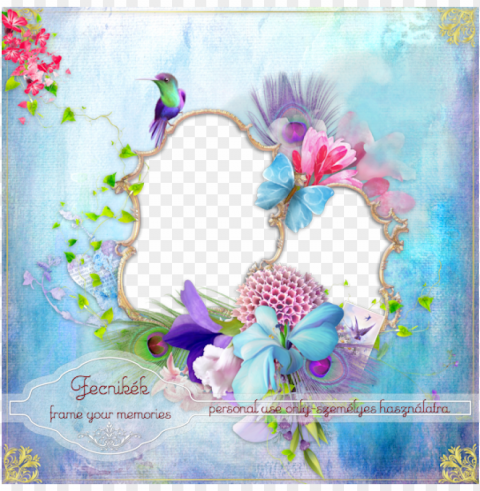 retty bird - floral desi Isolated Item in HighQuality Transparent PNG