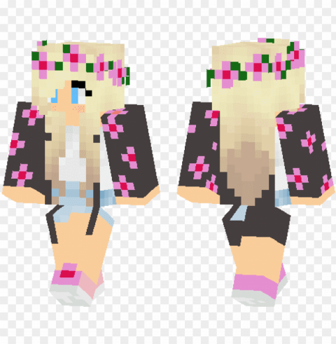retty girl skins minecraft pe HighQuality PNG Isolated on Transparent Background