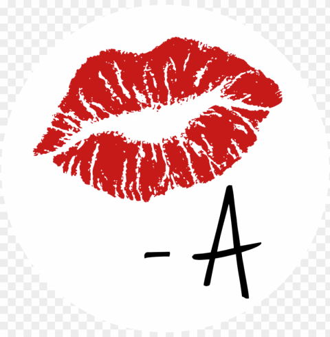 retty little liars gift - background lips clipart Isolated Character in Transparent PNG Format