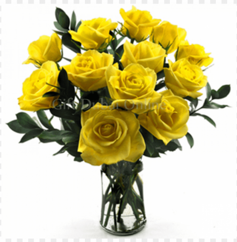 retty yellow rose in sharjah - valentines day yellow rose Isolated Graphic with Transparent Background PNG