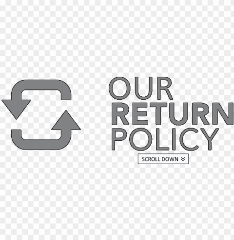 return policy logo PNG files with no backdrop wide compilation PNG transparent with Clear Background ID 195bc840