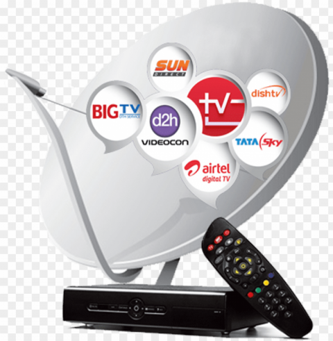 rev - all dish tv logo Isolated Item on Transparent PNG Format