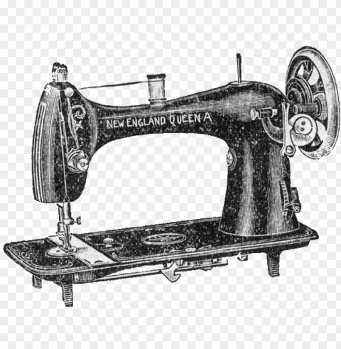 reversew a sewing machine - vintage singer sewing machine drawi PNG transparent photos for presentations