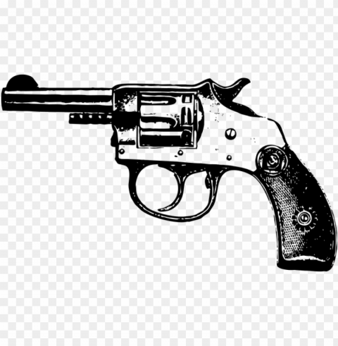 revolver handgun western pistol gun six shooter - handgu PNG clear images