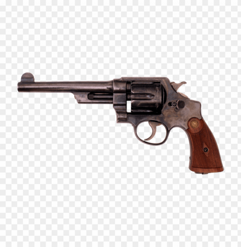 revolver Clear Background PNG Isolated Element Detail