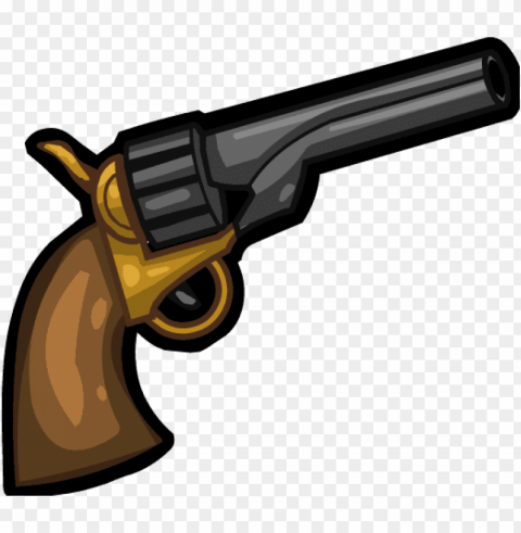 revolver Clear Background PNG Isolation