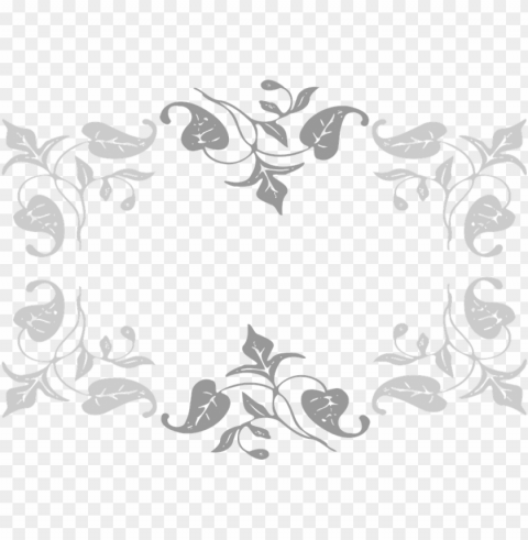 rey floral border image - leaves clip art PNG free download transparent background