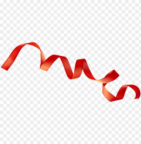 ribbon image - red ribbon background Isolated Item on Transparent PNG Format