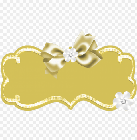 ribbons parties bow making borders and frames how - cute labels with ribbons or bows Isolated Object with Transparency in PNG