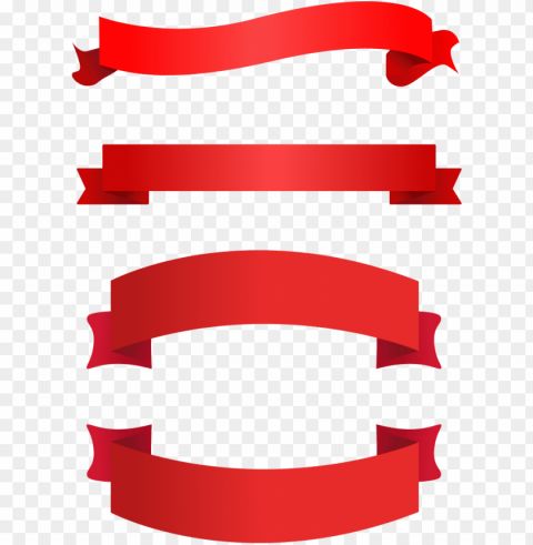 ribbons PNG graphics with transparency