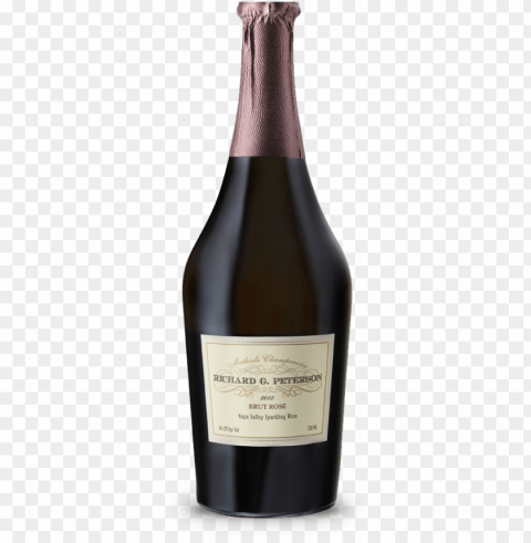 richard g peterson 2012 napa valley sparkling brut Isolated Design Element in HighQuality Transparent PNG