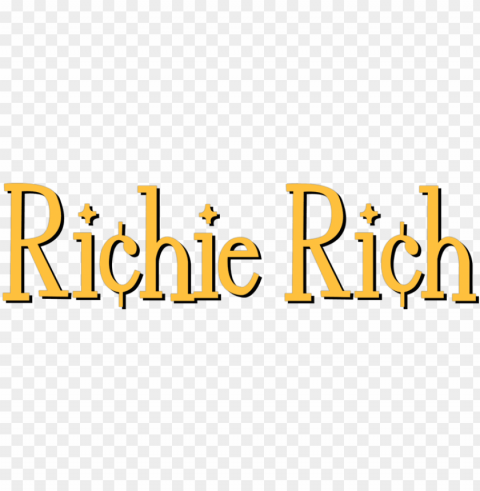 Richie Rich Movie Logo - Richie Rich Cartoon Logo Isolated Item On HighQuality PNG