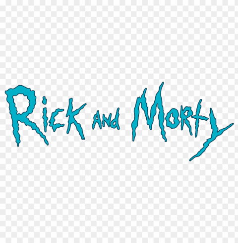 rick and morty logo - art of rick and morty by justin roiland Isolated Character on HighResolution PNG