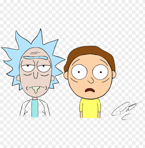 rick and morty pic - rick and morty portrait PNG format