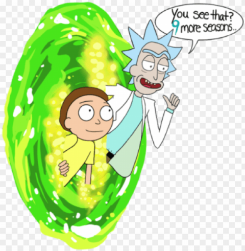 rick and morty portal download - rick and morty Isolated Object with Transparent Background PNG