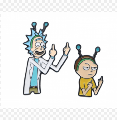 rick and morty - rick flipping the bird PNG clear images