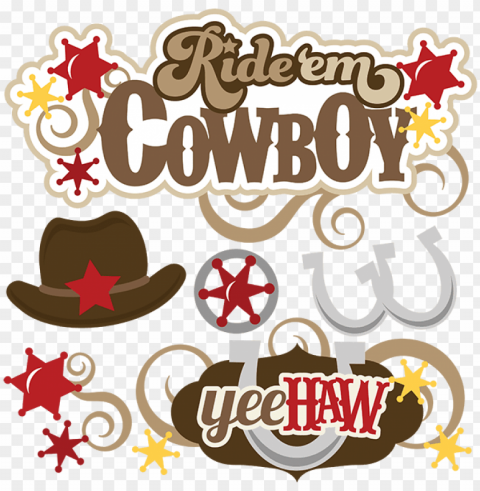 ride 'em cowboy svg files for scrapbooking cowboy svg - ride em cowboy Free download PNG with alpha channel