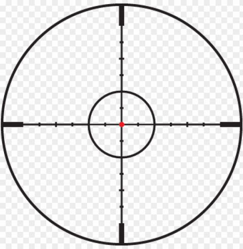 rifle scope crosshairs download - leupold firedot reticle PNG images with no attribution