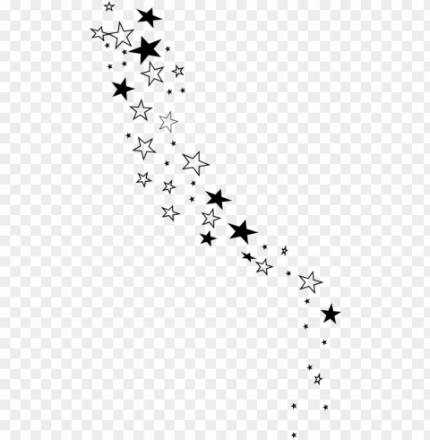 rihanna's back stars tattoo - star tattoo Isolated Graphic in Transparent PNG Format