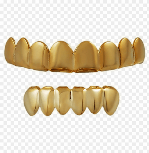 rill jewellery gold teeth tooth - gold grill teeth PNG graphics with clear alpha channel broad selection