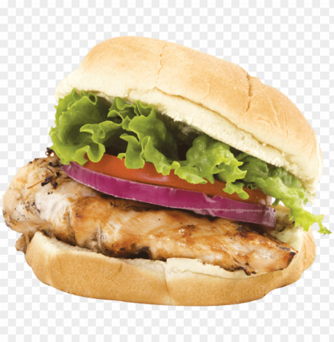 rilled chicken sand - hamburguer PNG clipart with transparency