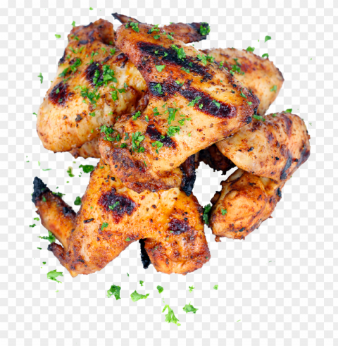 Rilled Food Free Download - Chicken Top View PNG Image With Transparent Isolation