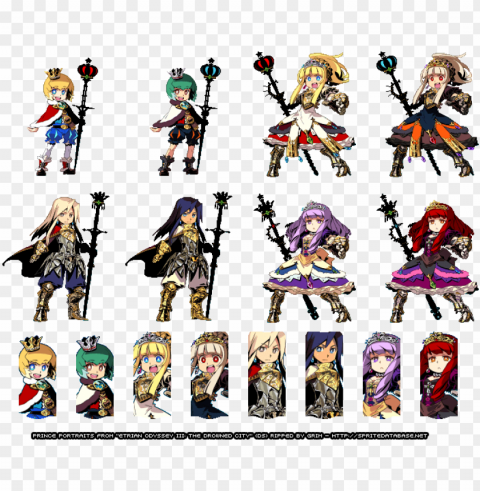 rince - http - spritedatabase - - etrian odyssey 3 Isolated Graphic Element in HighResolution PNG