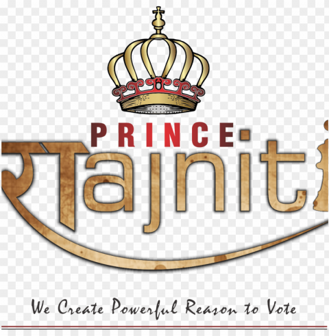 rince rajniti - prince raj logo PNG with no background required