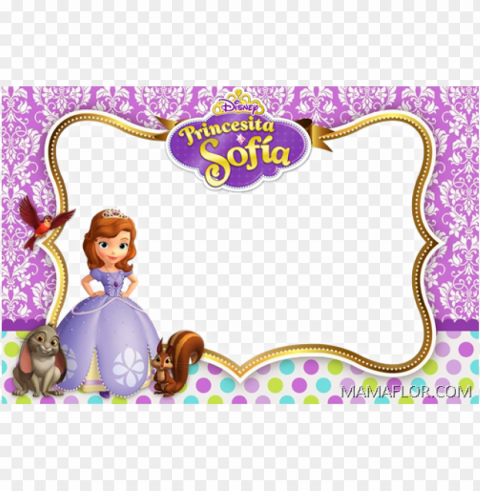 rincesita sofia marco fotos gratis imprimir - personalised princess sofia the first birthday party Background-less PNGs