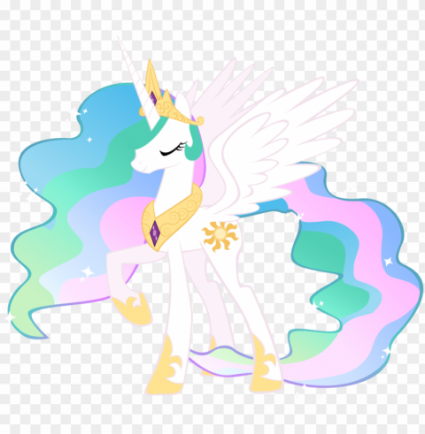 rincess celestia pic - pretty colorful rainbow halloween custome wig with PNG graphics with clear alpha channel collection