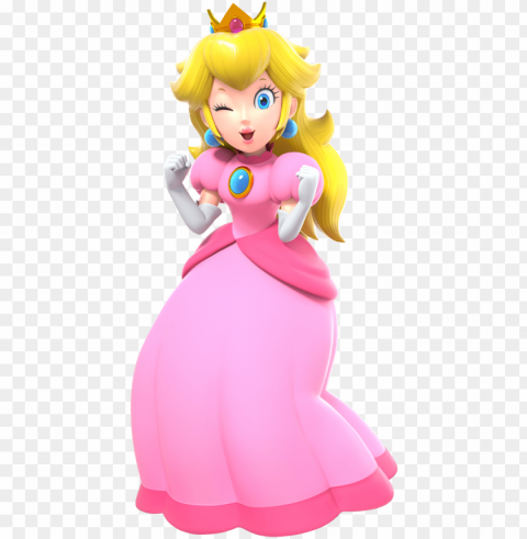 rincess peach super mario party Isolated Item on Transparent PNG
