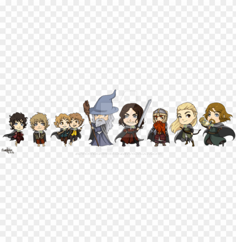 ring drawing hobbit - lord of the rings chibi Transparent PNG image free