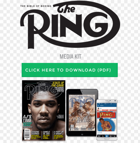 ring magazine logo PNG transparent elements compilation