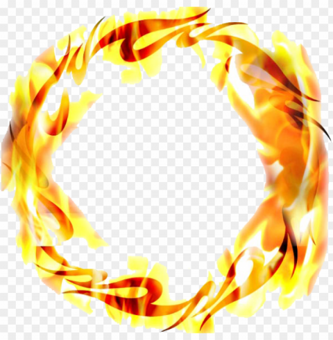 ring of fire flame - ring of fire Transparent PNG Isolated Element