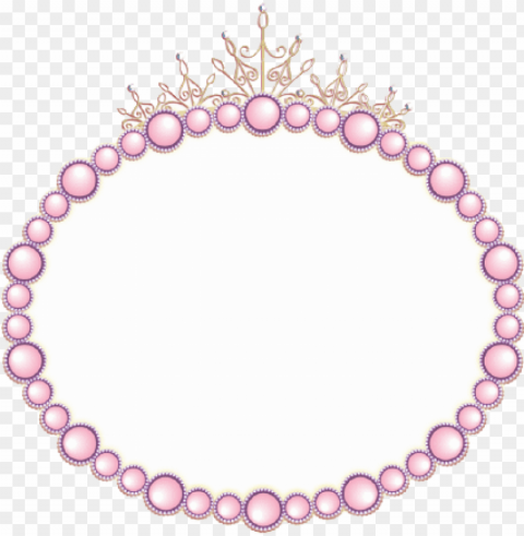 rinpearlbadge castillos coronas - disney princess frame Isolated Subject on HighQuality Transparent PNG