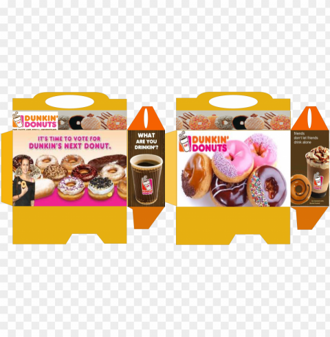 rintable dunkin' donuts box barbie food doll food - dunkin' donuts ground coffee french vanilla - 24 oz PNG files with clear backdrop collection