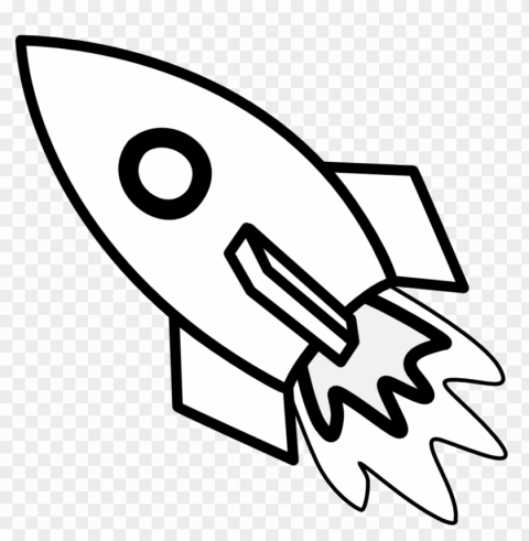 rintable rocket ship coloring pages for kids cool - colouring picture of rocket Isolated Artwork on Clear Transparent PNG